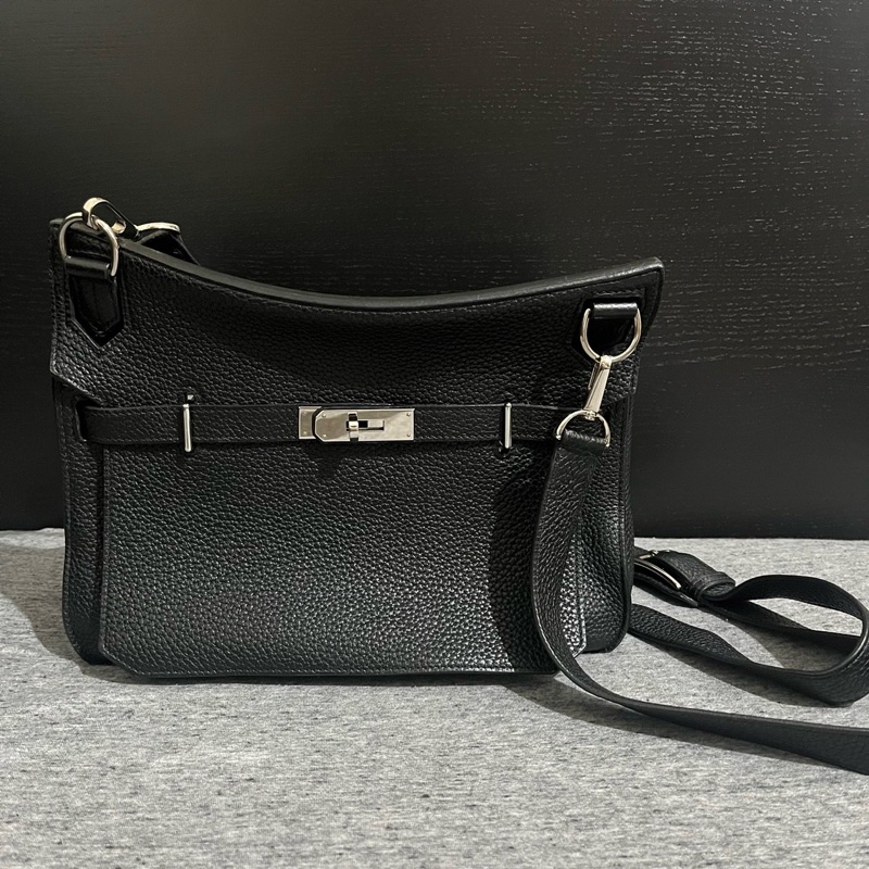 愛馬仕 吉普賽 28 黑色銀扣-0