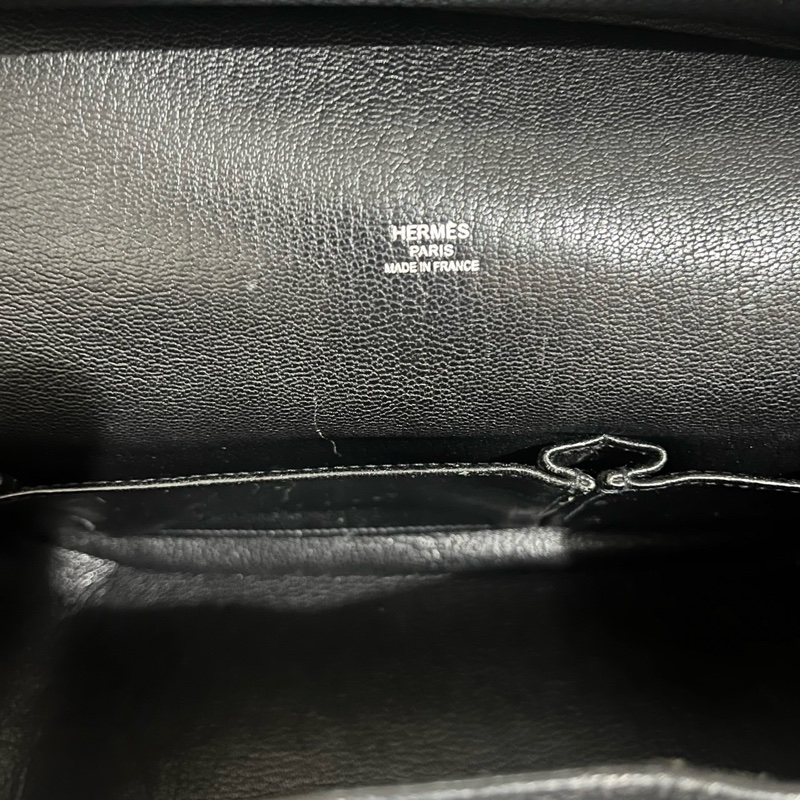 愛馬仕 吉普賽 28 黑色銀扣-3