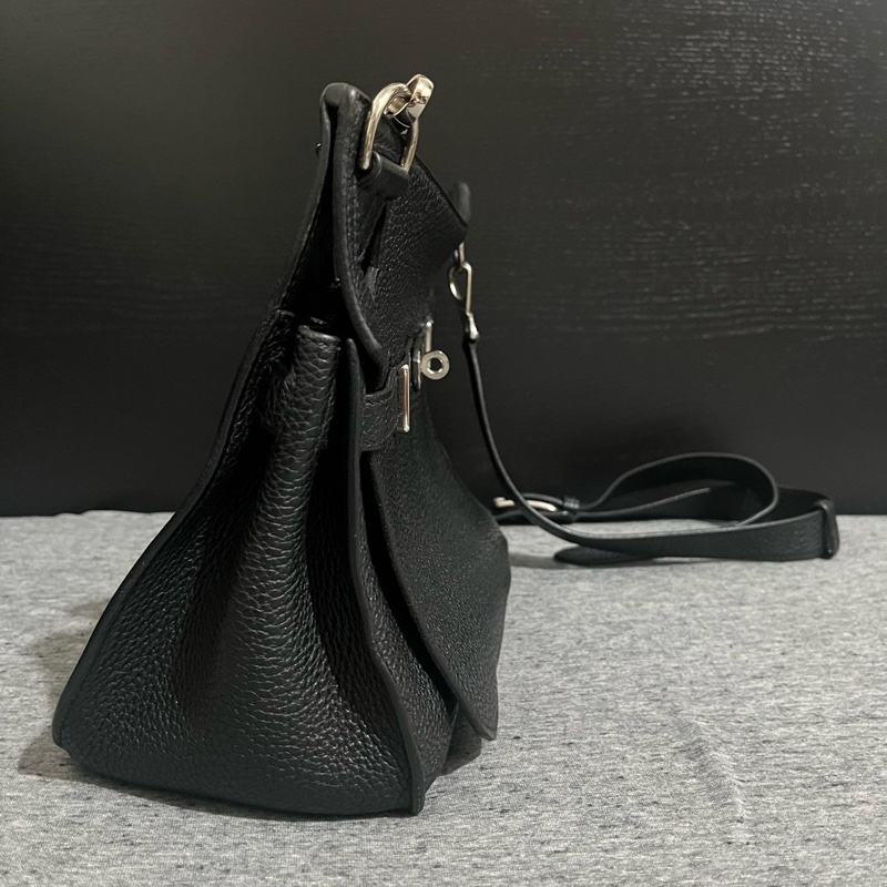 愛馬仕 吉普賽 28 黑色銀扣-6