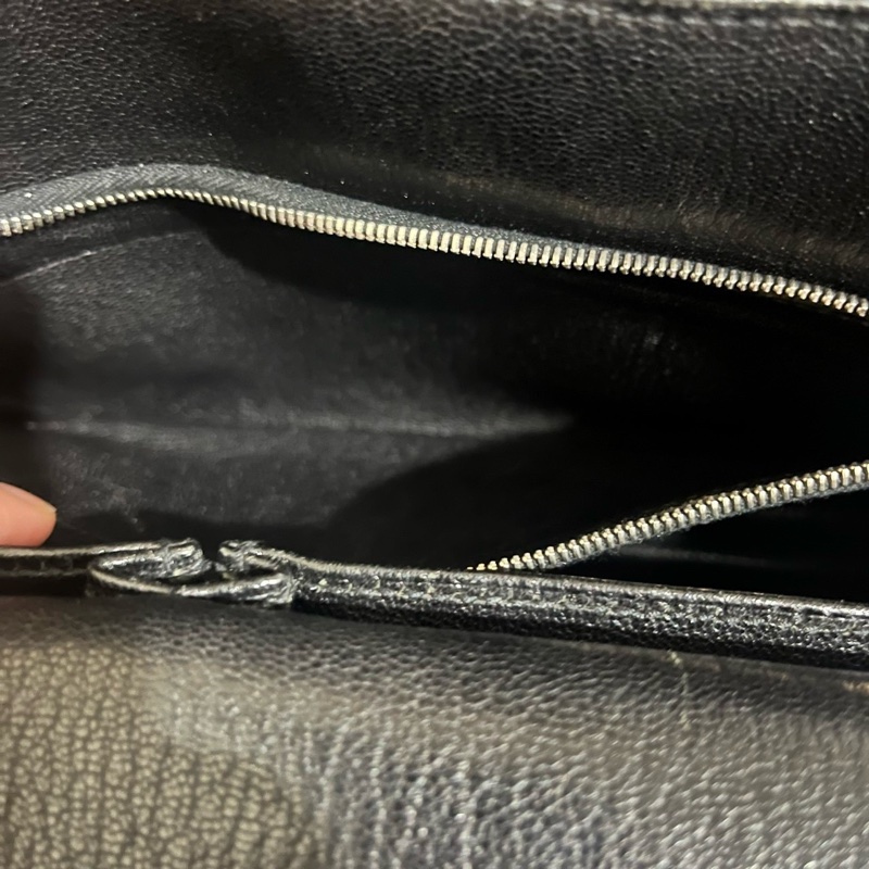 愛馬仕 吉普賽 28 黑色銀扣-12