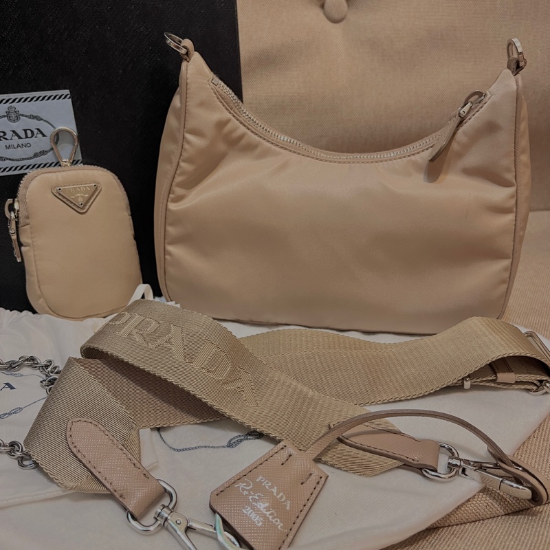 Prada re-edition 三合一 hobo-3