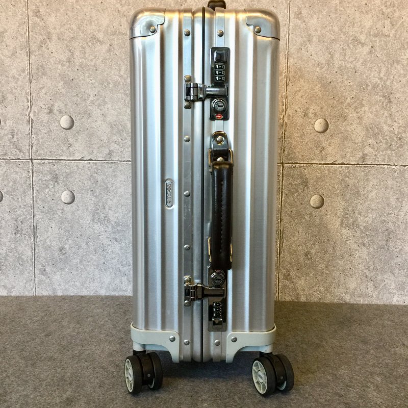 RIMOWA 銀色鋁製手提拉桿旅行箱 /20寸 /登機箱 /行李箱-3