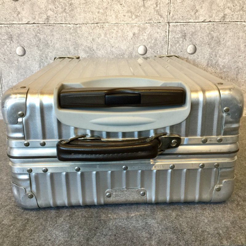 RIMOWA 銀色鋁製手提拉桿旅行箱 /20寸 /登機箱 /行李箱-6