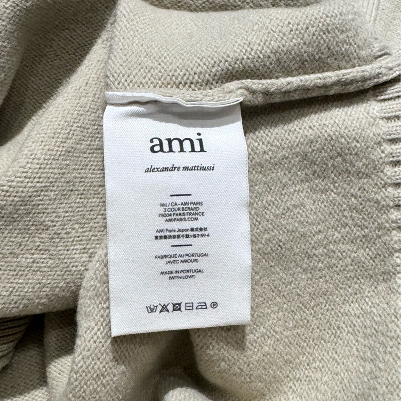 Ami 羊毛厚款、不分性別皆可穿、S碼、-8