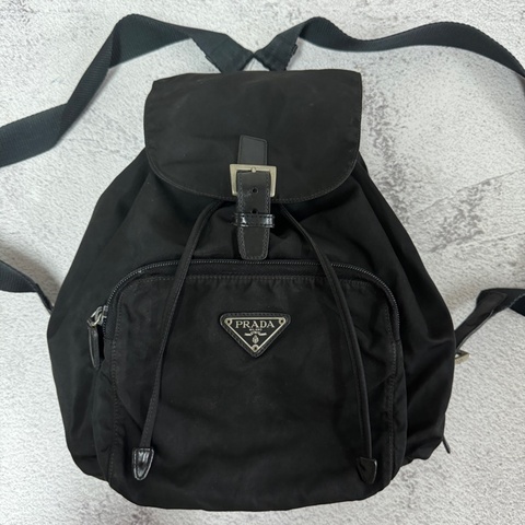 Prada 黑色背包 Prada Backpack Prada classic nylon backpack