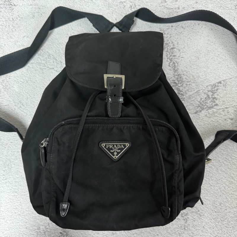 Prada 黑色背包 Prada Backpack Prada classic nylon backpack-0