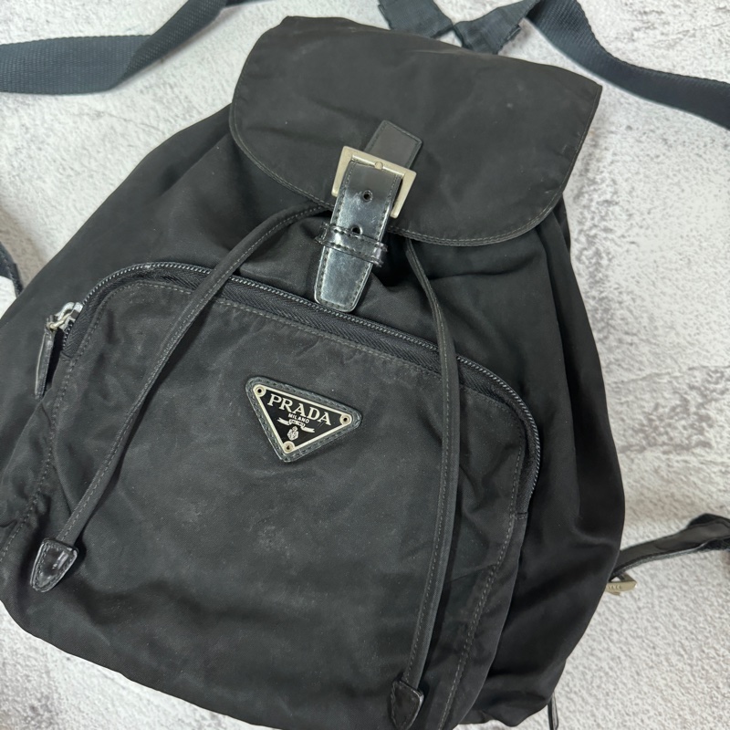 Prada 黑色背包 Prada Backpack Prada classic nylon backpack-2