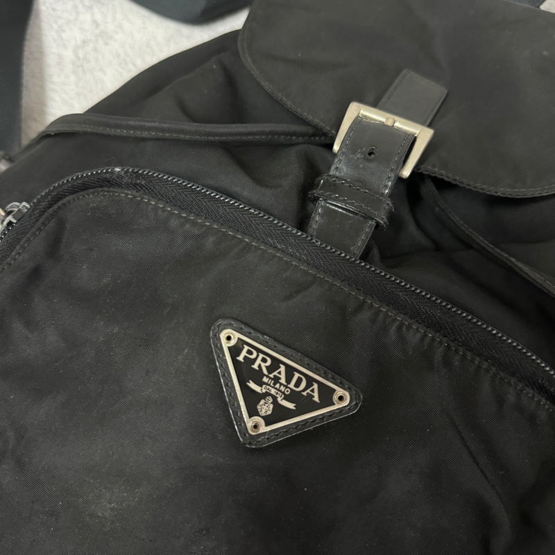 Prada 黑色背包 Prada Backpack Prada classic nylon backpack-6