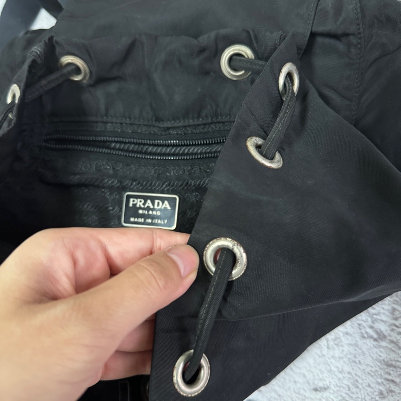 Prada 黑色背包 Prada Backpack Prada classic nylon backpack-17