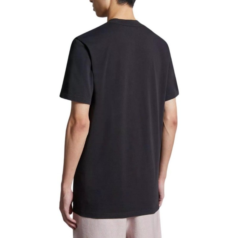 Moncler 貼片 logo 短袖T恤 男女同款 黑色 M-2