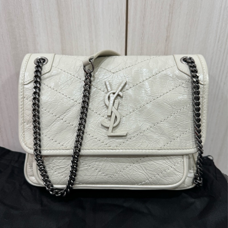 YSL niki baby 米白 新款D扣-0