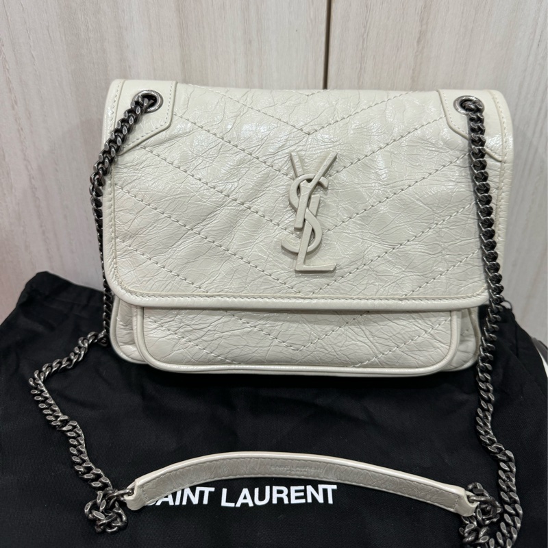 YSL niki baby 米白 新款D扣-5