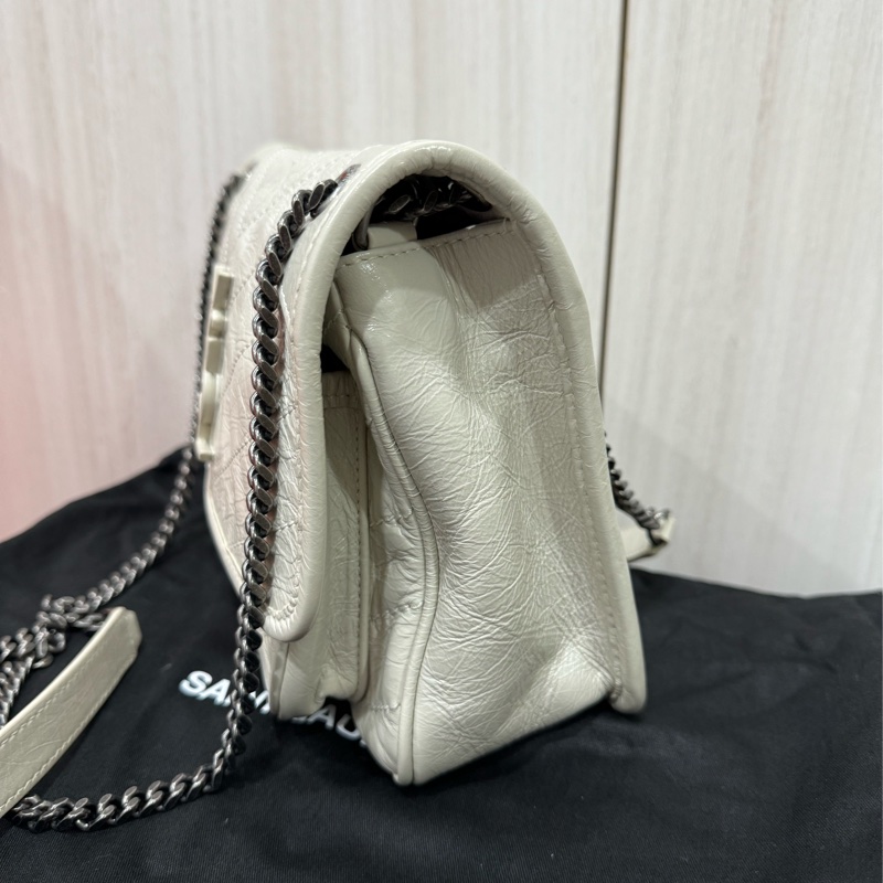 YSL niki baby 米白 新款D扣-6