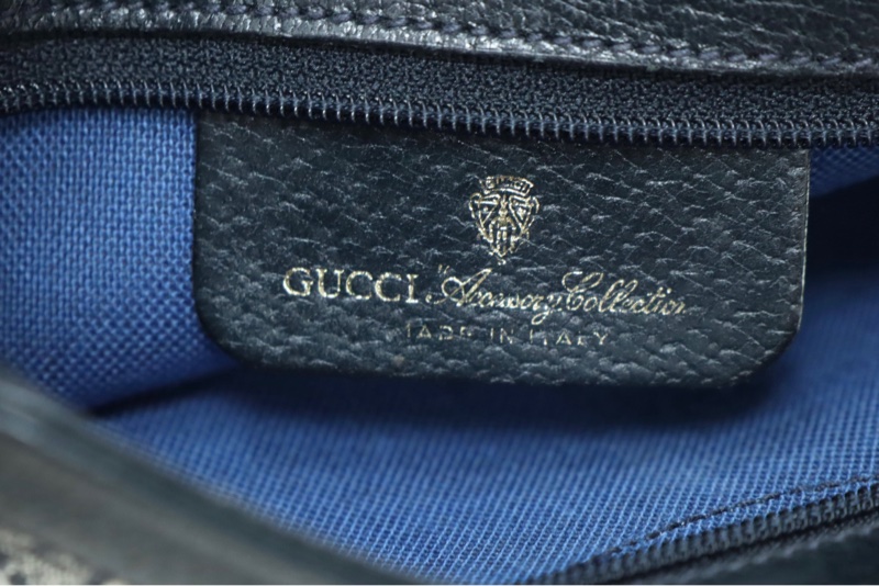 已售❣️Gucci pouch 藍黑老花💙-5