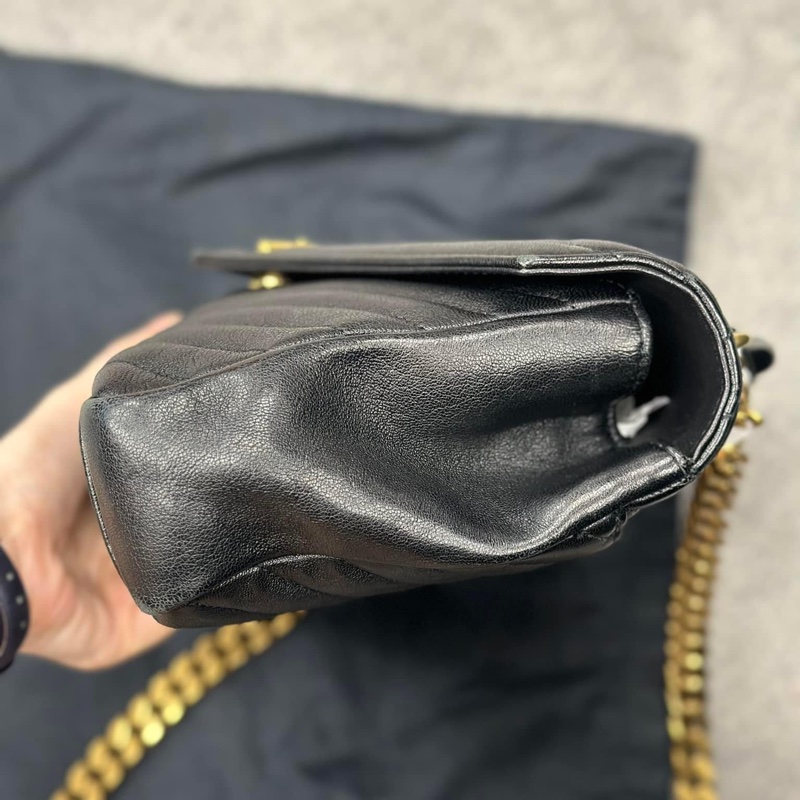 🔥限時特價三天🔥近新配件齊✨#YSL 黑金 #郵差包 #學院包(小號)-11