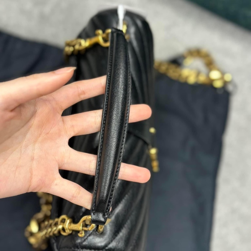 🔥限時特價三天🔥近新配件齊✨#YSL 黑金 #郵差包 #學院包(小號)-19