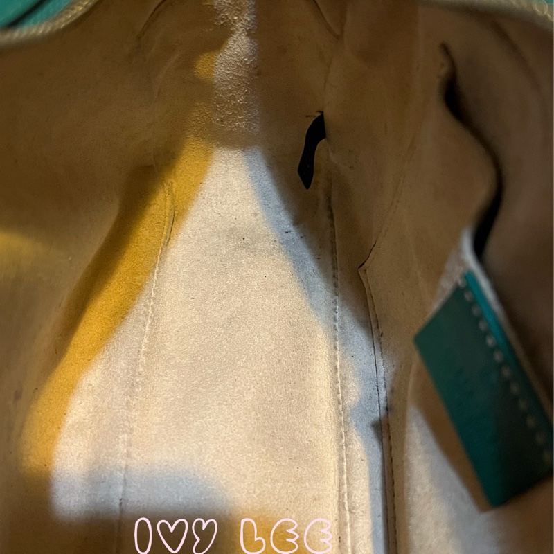 GUCCI GG(已售出)Marmont系列仿舊金色雙G LOGO牛皮山形紋拉鍊肩背包(綠色/447632)肩背包斜背包二手精品-9