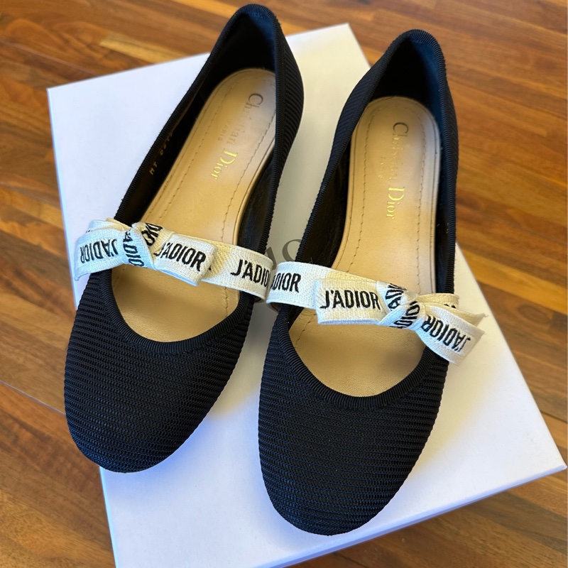 Dior J’adior ballet flats 爆款 蝴蝶結 平底鞋 娃娃鞋-0
