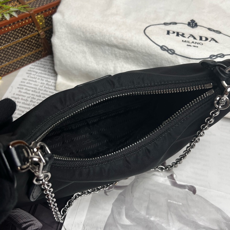 Prada 二合一 Prada Re-Edition 2005再生尼龍手袋斜背包 黑色-16