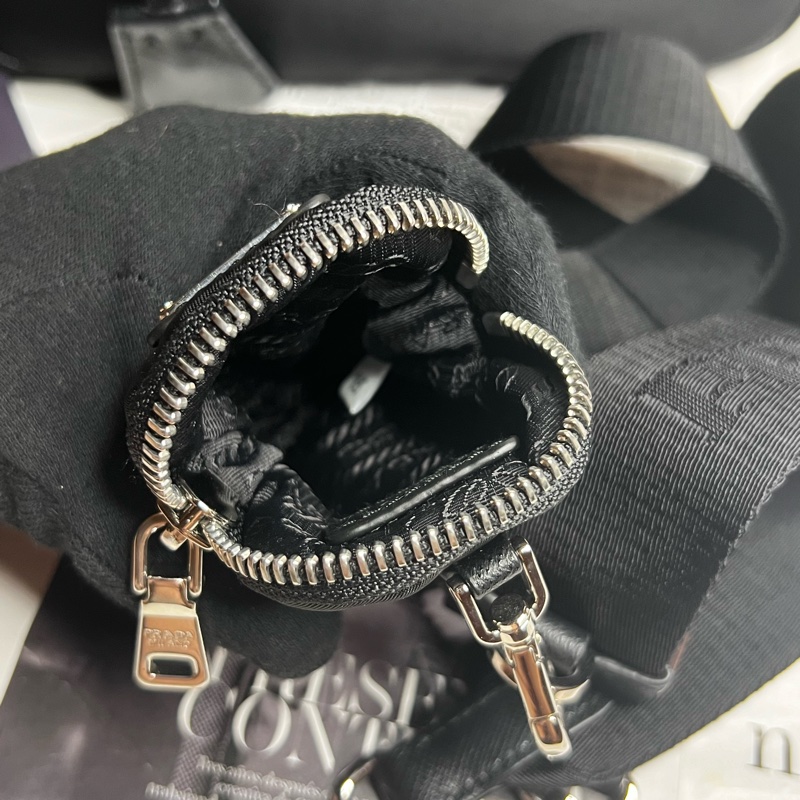 Prada 二合一 Prada Re-Edition 2005再生尼龍手袋斜背包 黑色-18
