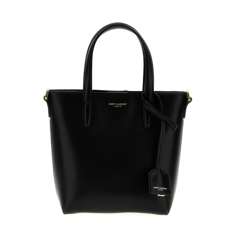 【YSL】SAINT LAURENT Mini Toy Shopping 迷你 托特包 肩背包 斜背包 購物袋 黑色 773995-4