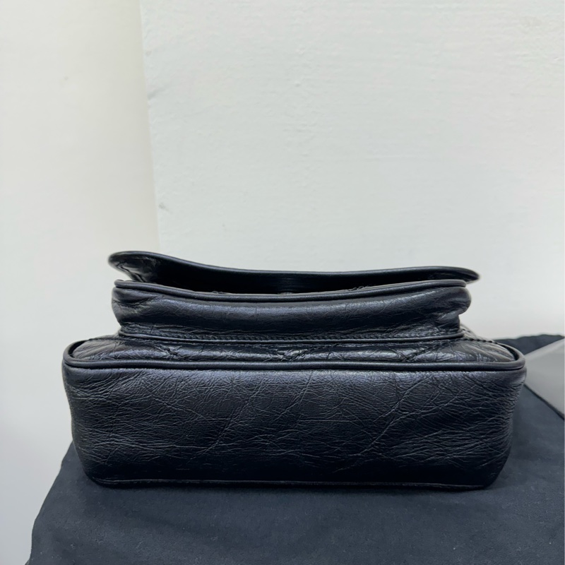 YSL niki baby經典黑銀-9