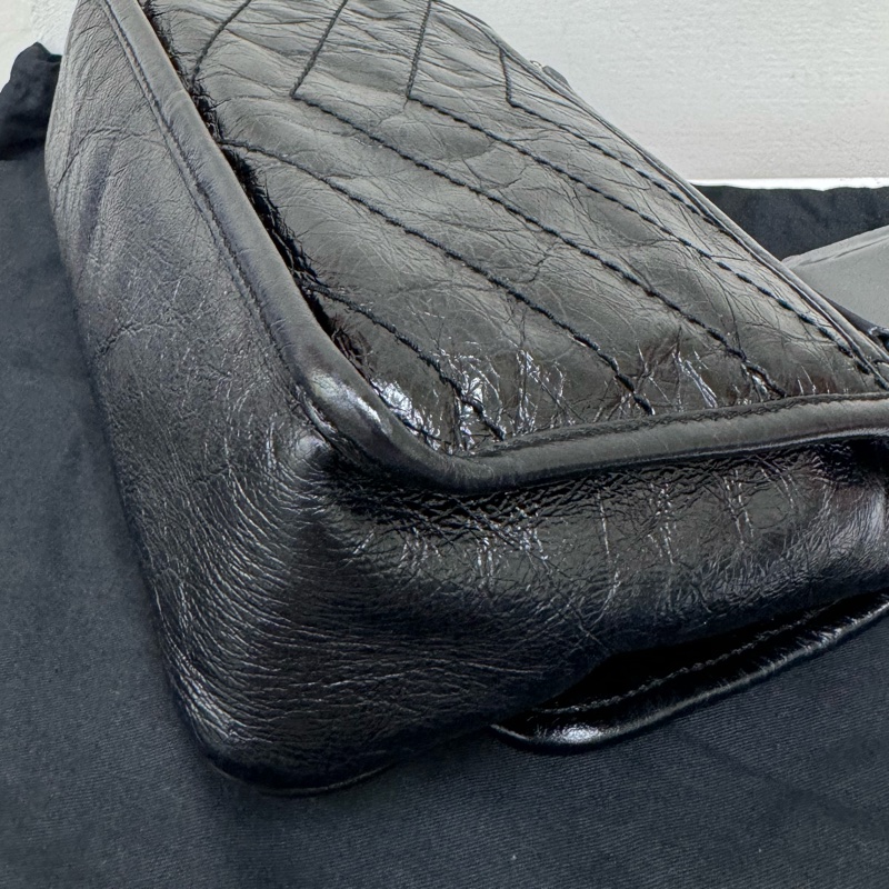 YSL niki baby經典黑銀-14