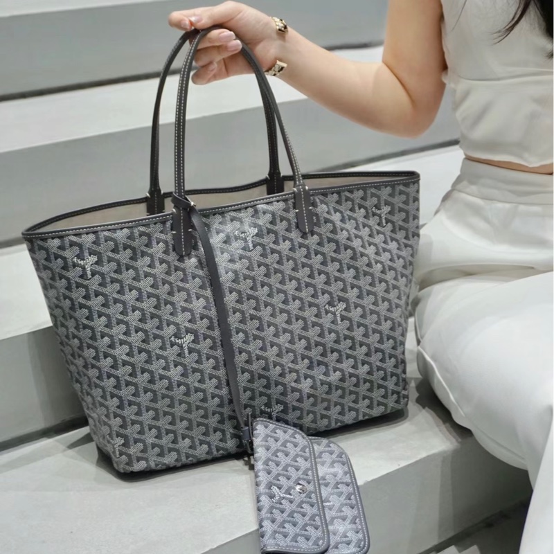 ❌已售❌ Goyard Saint Louis PM Tote 灰色-0