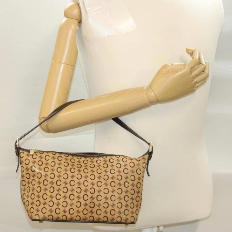 Celine 經典老花 Macadam 馬毛 手提包/ 肩膊包 - 中古絕版 ！-8