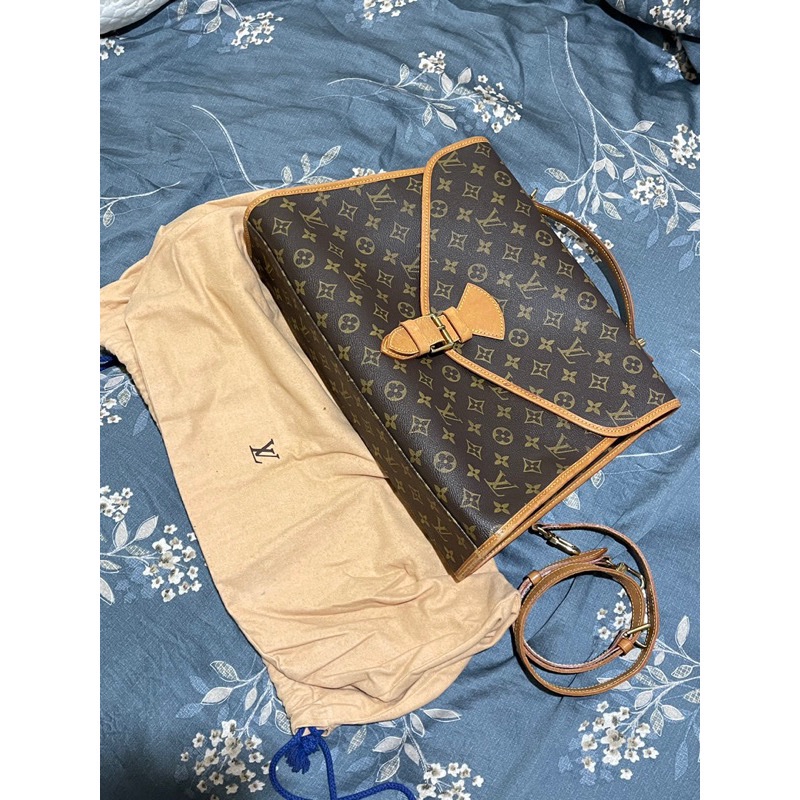 Lv vintage Bel air手提斜背包 公事包 中古包-0