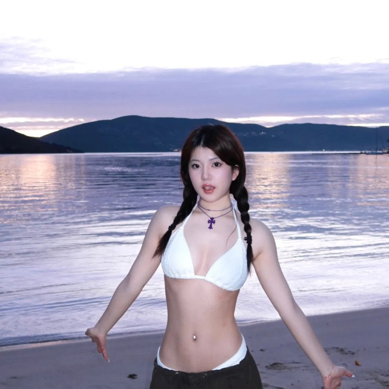 Chrome Hearts 克罗心 树脂项链紫色 夏天必备神器 白搭首饰-5