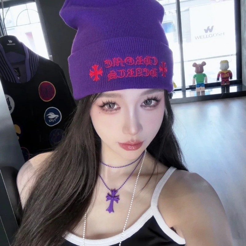 Chrome Hearts 克罗心 树脂项链紫色 夏天必备神器 白搭首饰-8