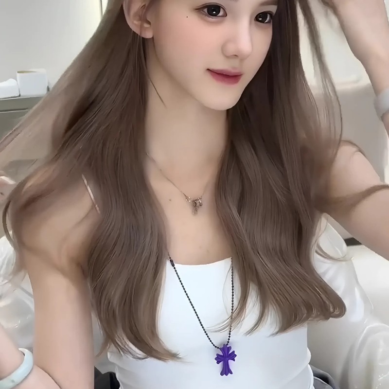 Chrome Hearts 克罗心 树脂项链紫色 夏天必备神器 白搭首饰-9