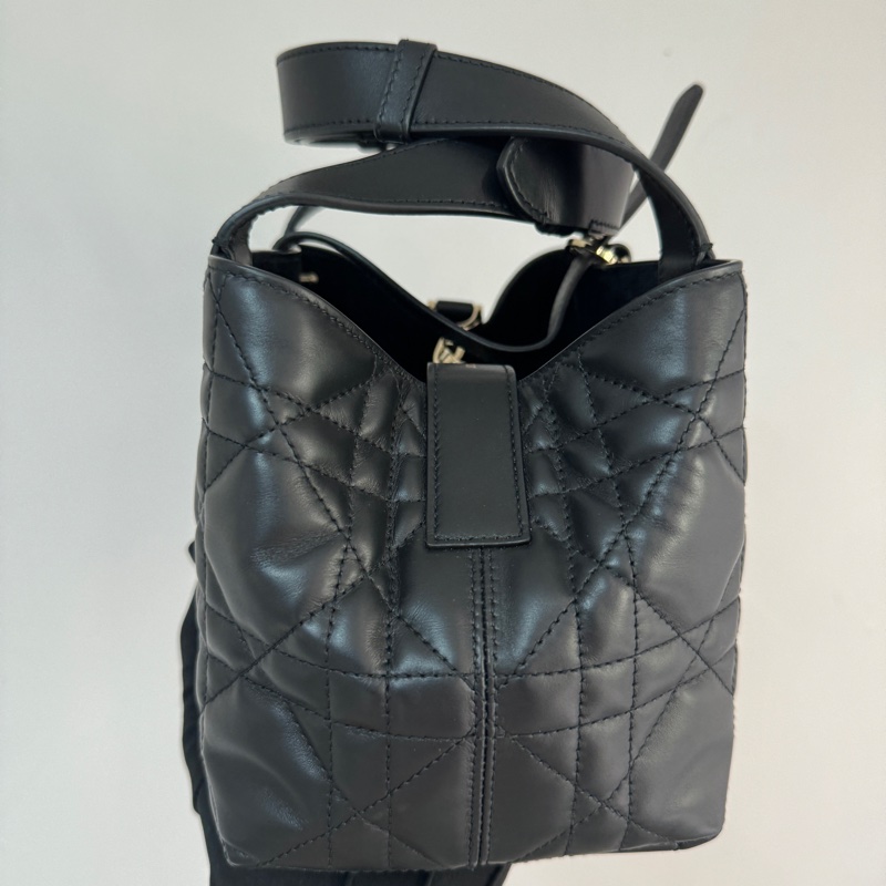 Dior Toujours系列 托特包 小號 黑金牛皮 手袋-3