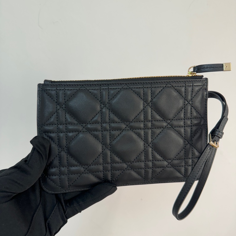 Dior Toujours系列 托特包 小號 黑金牛皮 手袋-7