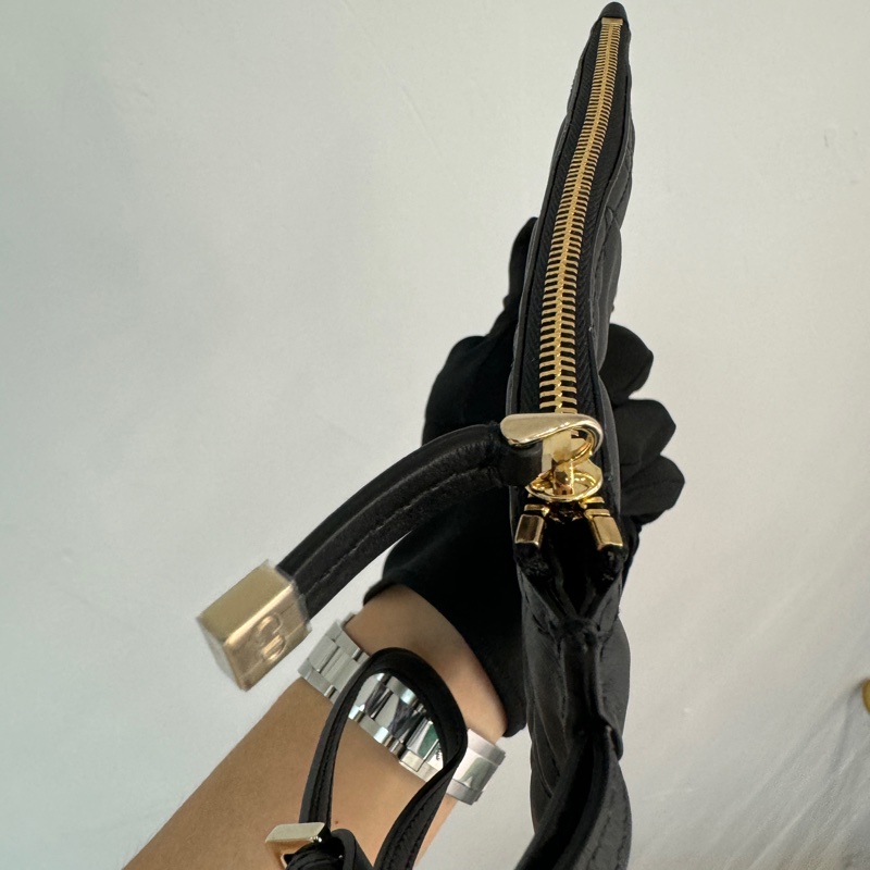 Dior Toujours系列 托特包 小號 黑金牛皮 手袋-8