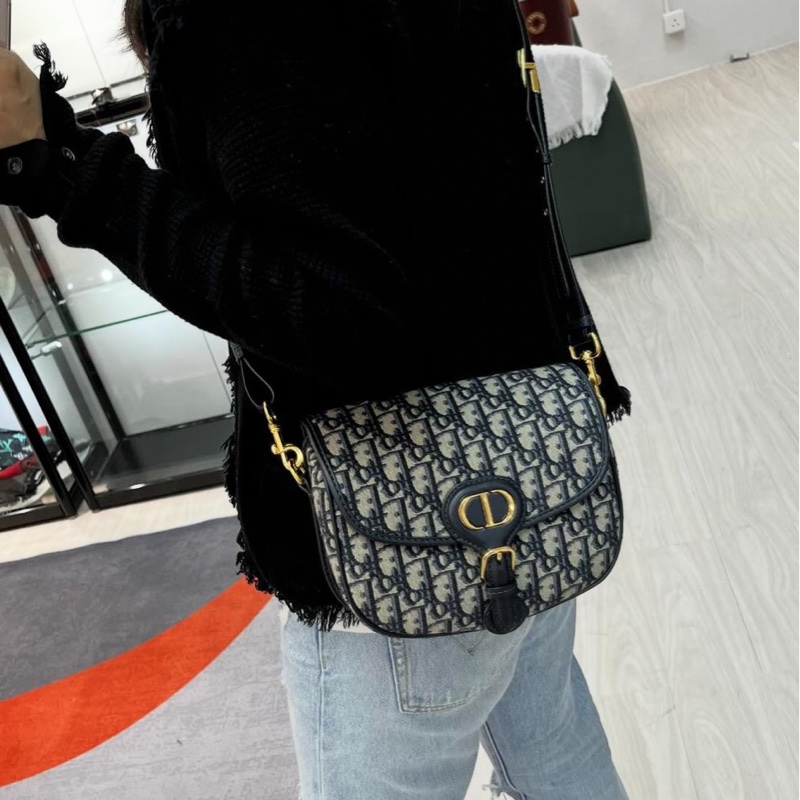 Dior 老花 oblique bobby medium 中號單肩包  斜挎包🩶-0