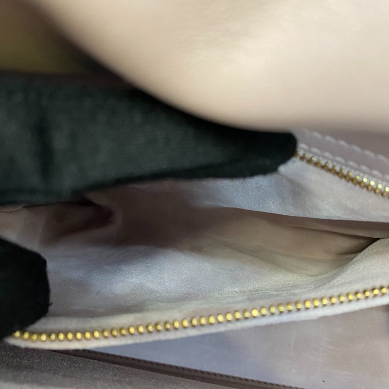 △ Christian Dior 迪奧 Medium Lady Dior Lotus Pearlescent Cannage Lambskin 2Way Bag 中碼蓮花色珠光Cannage藤格紋圖案羊皮兩用袋 - 247007565-12