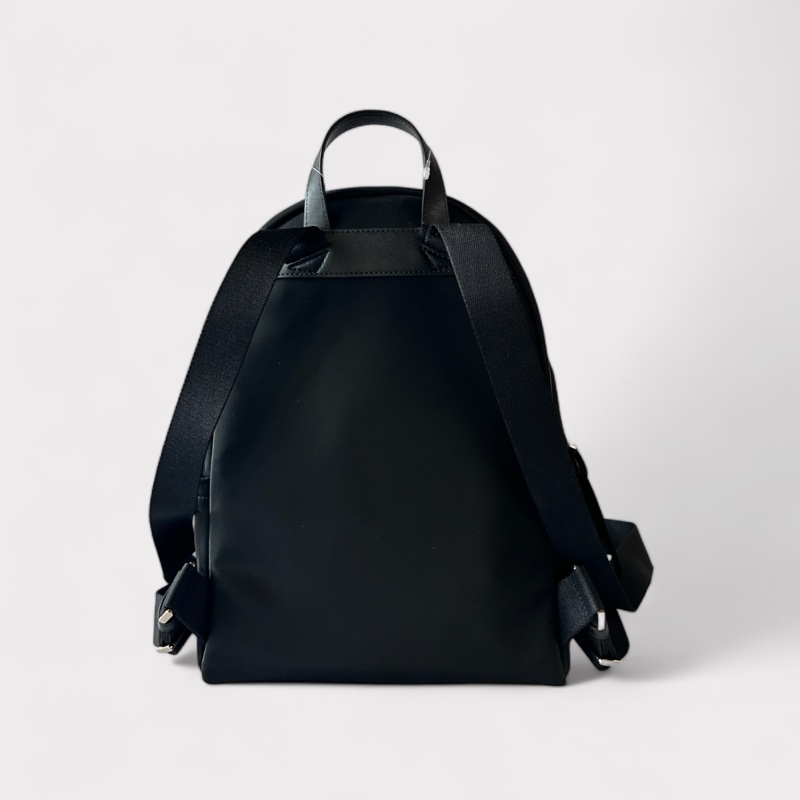 KATE SPADE Chelsea 尼龍拉鍊後背包(中款/黑色)-4