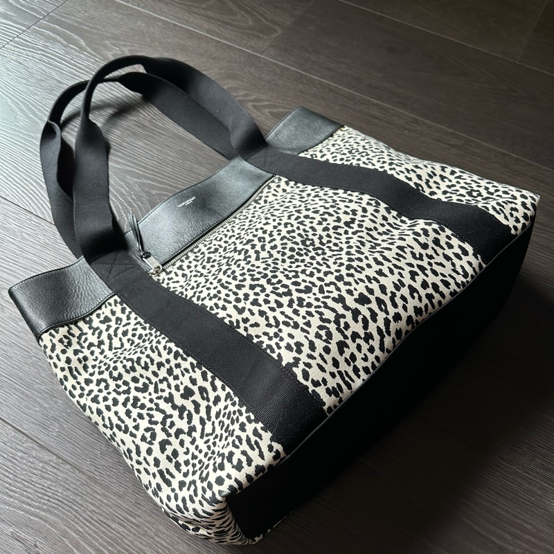 YSL 豹紋托特包-2