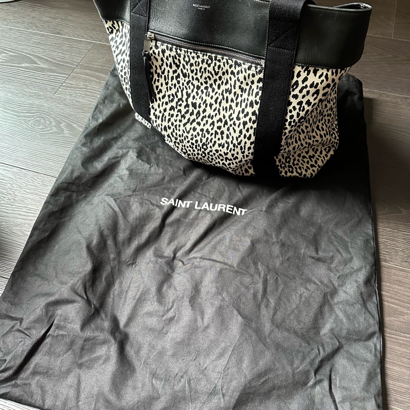YSL 豹紋托特包-6