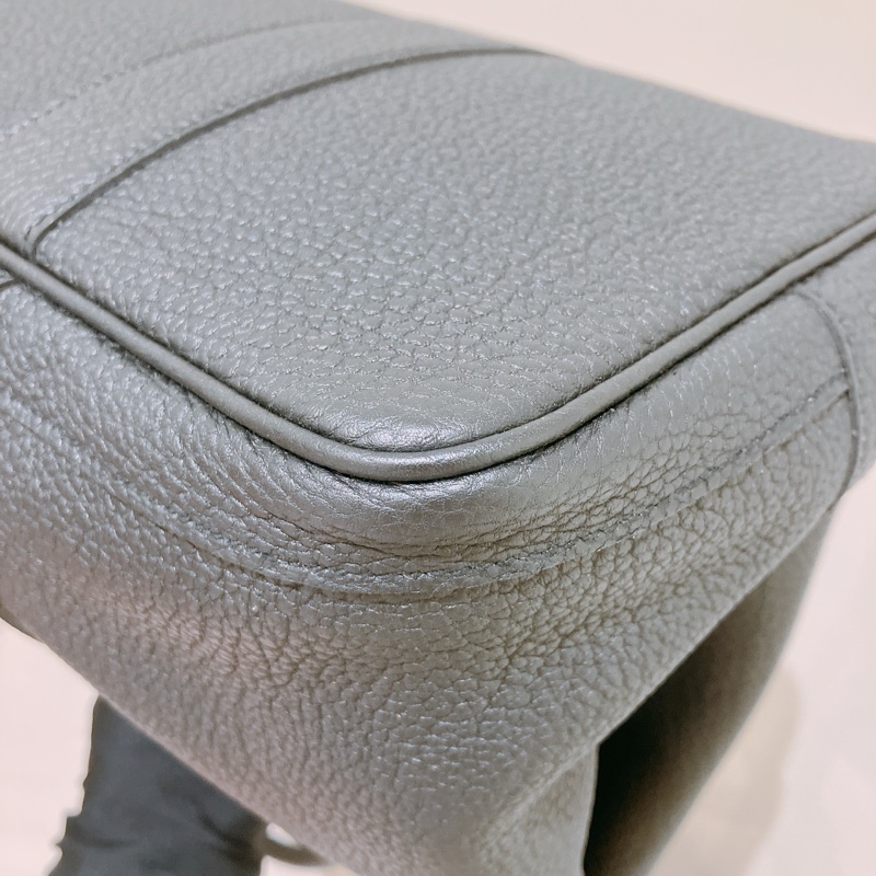 Hermes Garden Party 36  花園包36黑色銀扣-5