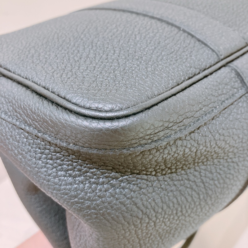 Hermes Garden Party 36  花園包36黑色銀扣-6