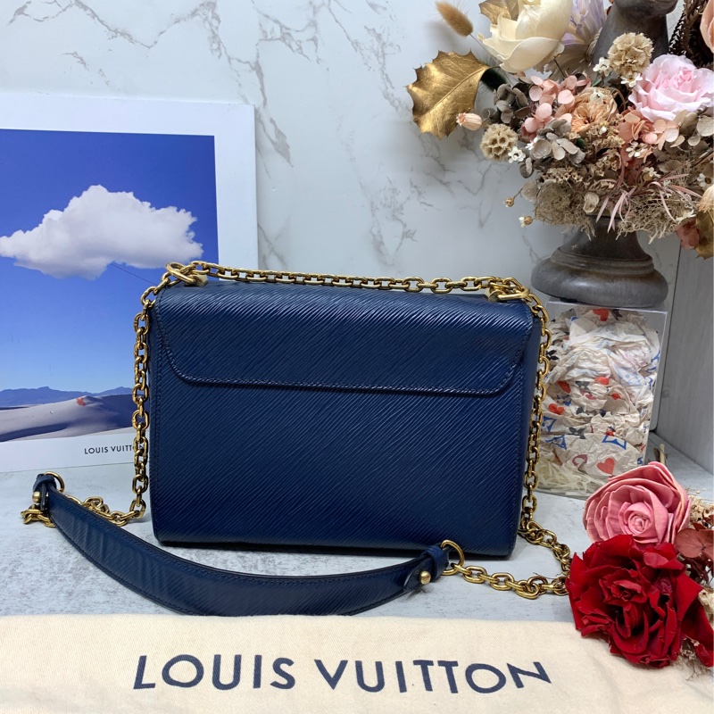 💙✨ LOUIS VUITTON路易威登|LV 中號TWIST EPI水波紋 海軍藍金 兩用包✨💙-1