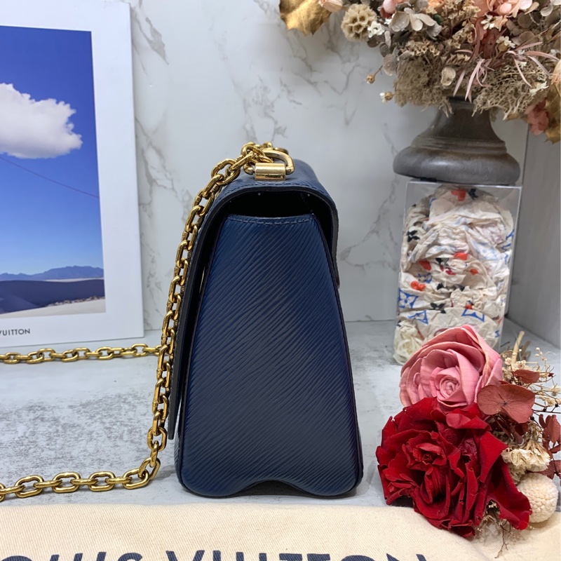 💙✨ LOUIS VUITTON路易威登|LV 中號TWIST EPI水波紋 海軍藍金 兩用包✨💙-3