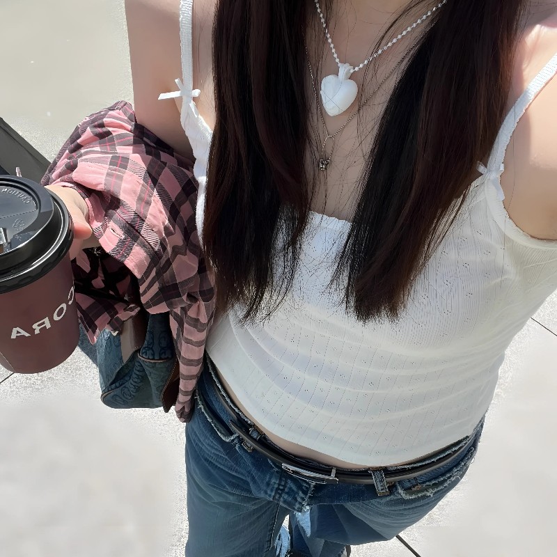 Chrome Hearts 克罗心 白色树脂心型项链!夏天戴很好看,百搭款式-10