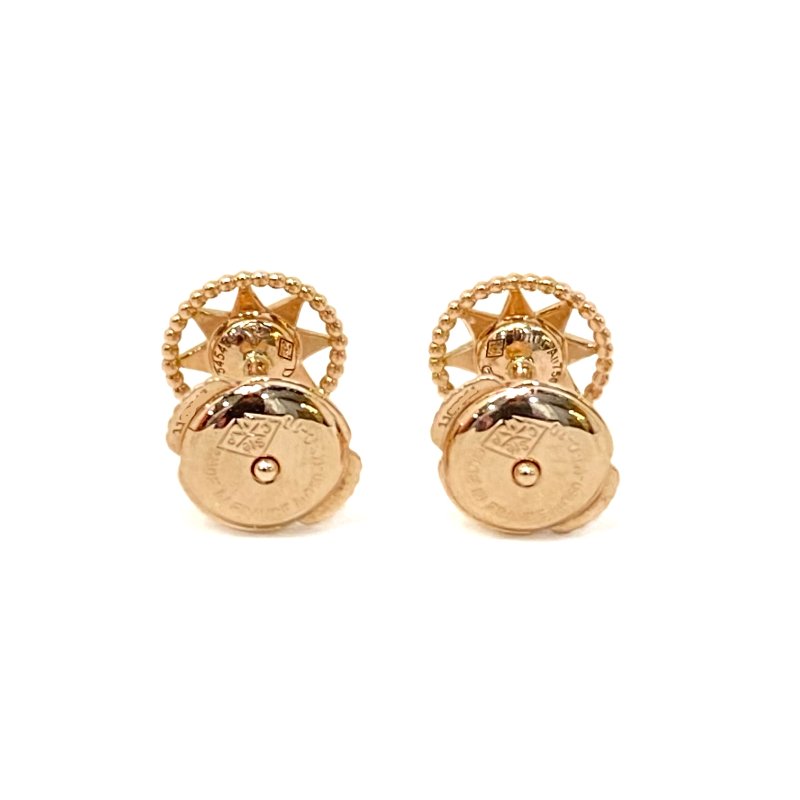 △ Christian Dior 迪奧 Petite Joaillerie Rose des Vents Diamond 18K Rose Gold Earrings 1pair 小碼鑽石18K玫瑰金耳環 一對 - 247007429-4