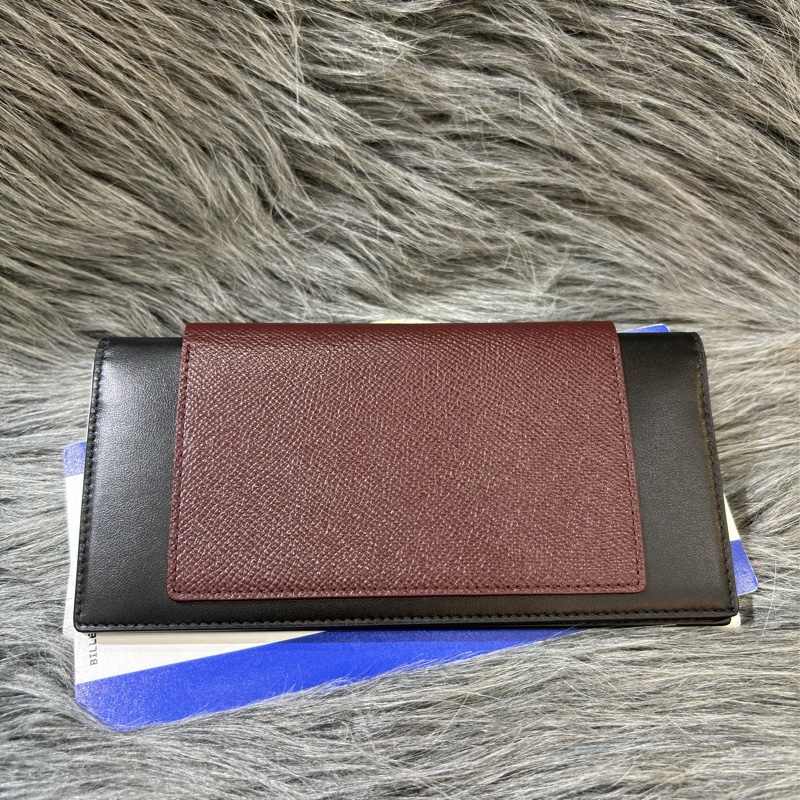 BALENCIAGA 巴黎世家 787777 限量 紅棕色 護照 機票 卡夾 證件套 長夾 皮夾 拉鍊 零錢袋-4