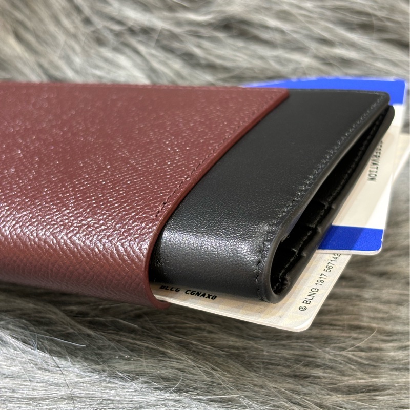 BALENCIAGA 巴黎世家 787777 限量 紅棕色 護照 機票 卡夾 證件套 長夾 皮夾 拉鍊 零錢袋-17