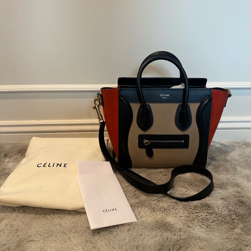 Celine Nano luggage tri color 三色-1